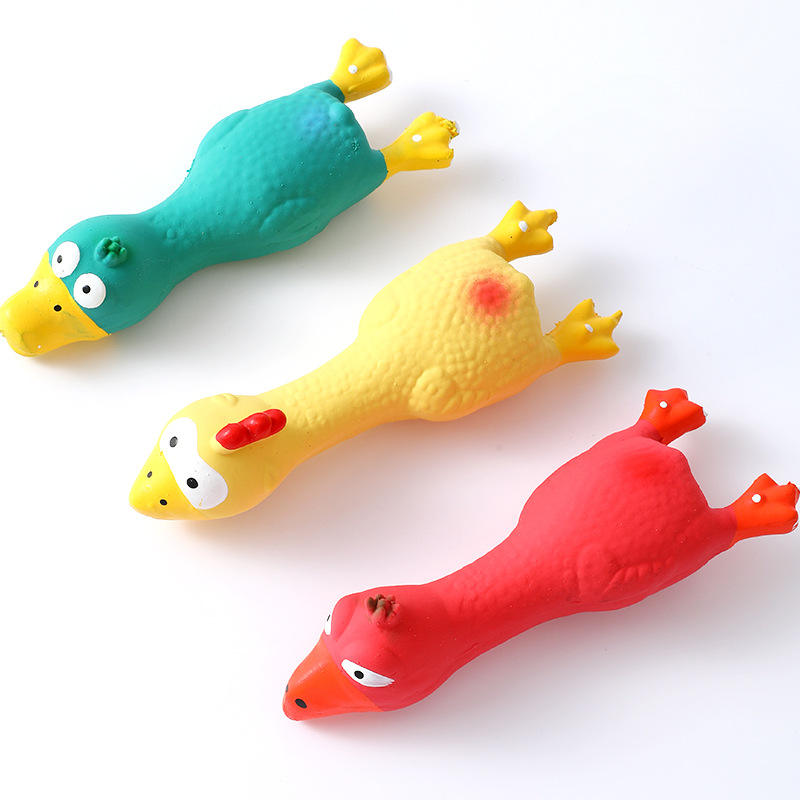1PC Dog Toys Make a Sound Cooing Chicken Dog Toys Make a Sound Cooing Chicken