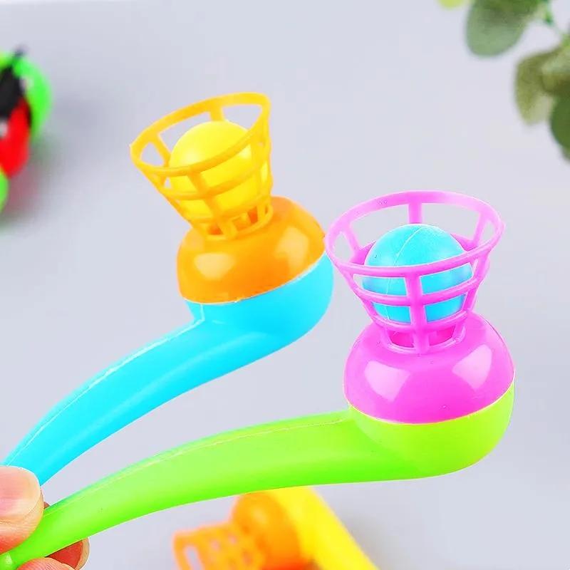 12/30Pcs Fun Magic Blowing Pipe Floating Ball Game Kids Birthday Party Favors Carnival Christmas Party Prizes Piñatas Toy
