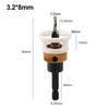 Carbide Countersink Drill Bits Adjustable Countersink Drill Bits Hex Shank Design Depth Stop Drill Bits For Carpentry Projects