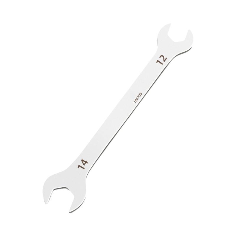 Double Headed Slim Wrench Open End Spanner High Strength Carbon Steel Repair Tool for Tight Space and Various Nut Size