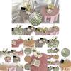Elegant Ins Korean Style Plaid Tablecloth For Home Decoration And Desk Cloth