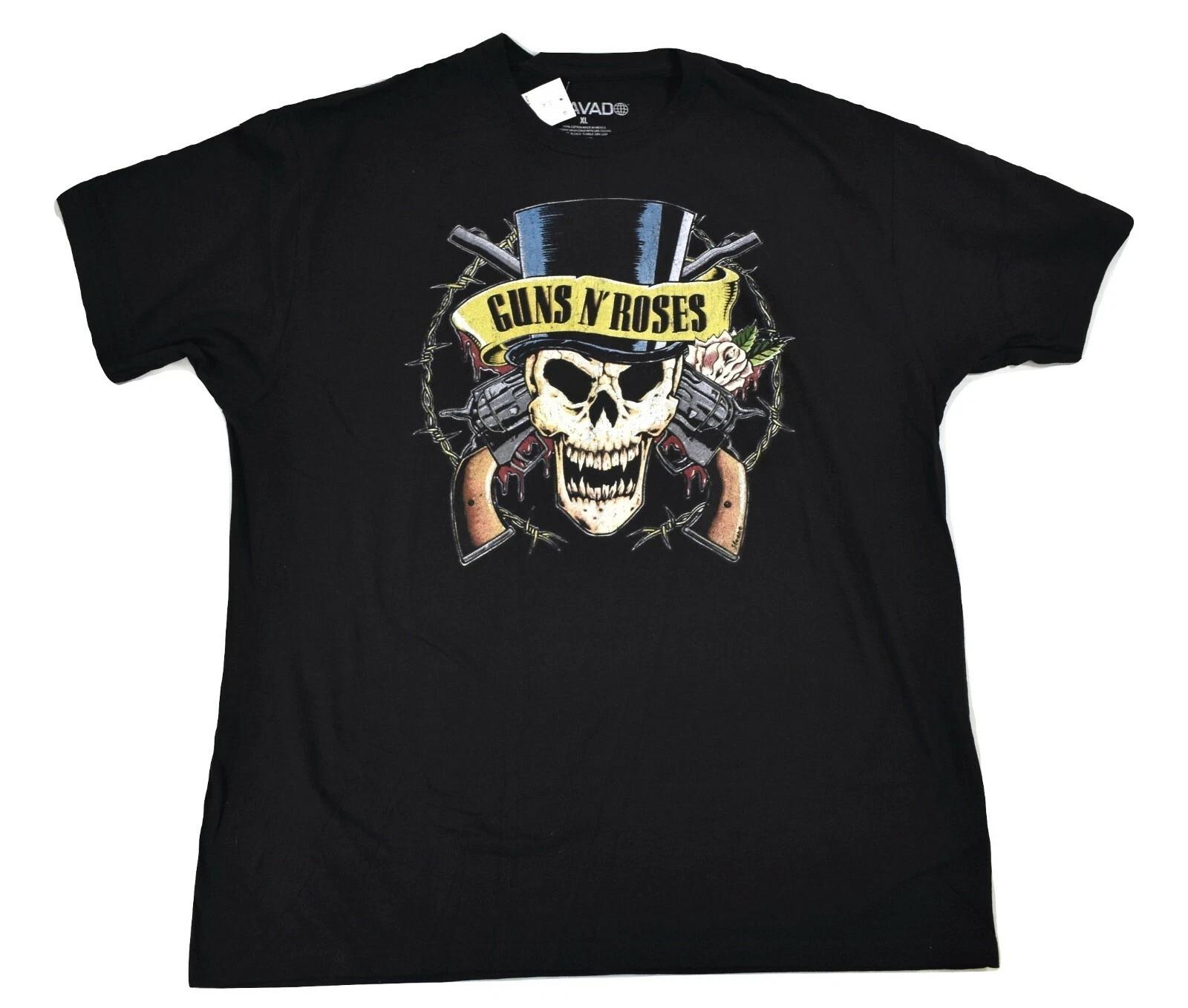 

Bravado Mens Guns N Roses Skull In Top Hat Shirt New XL L
