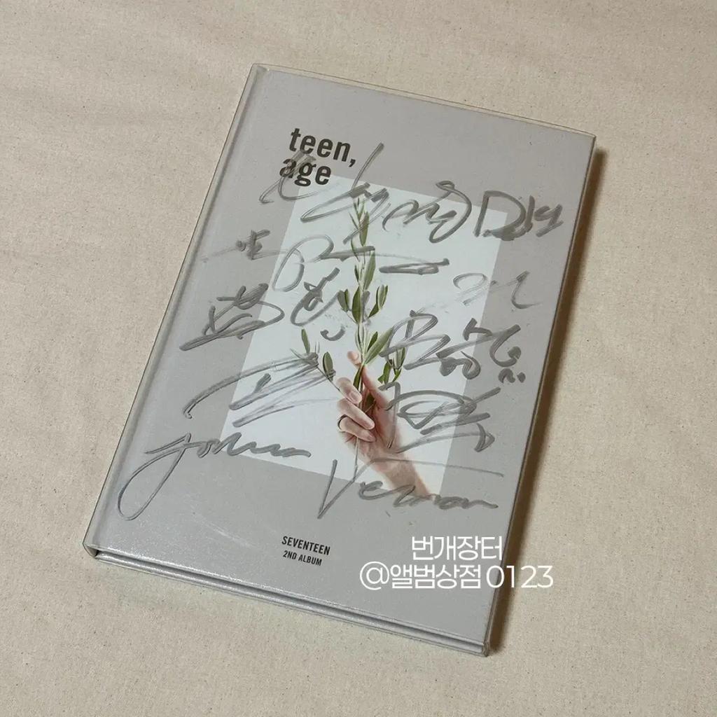 SEVENTEEN (SVT) 2nd Regular Album [TEEN, AGE] All members autographed secret sale Used