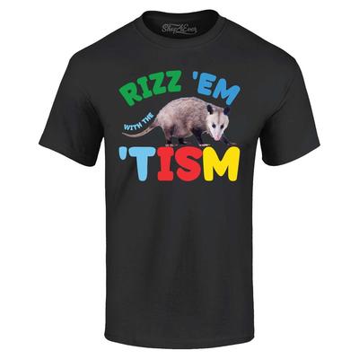 Rizz' Em mit dem 'Tism Neurodivergentes Spektrum T-Shirt Autismus Shirt