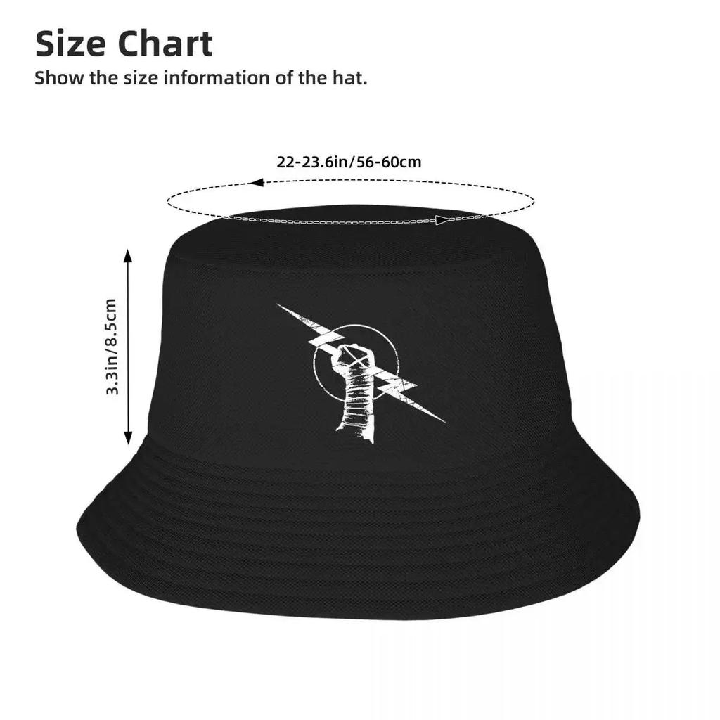 Custom Famous Wrestler CM Punk Beach Bucket Hat Men Women Unisex Summer Fisherman Cap