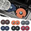 2Pcs Car Suede Coaster Anti-Slip Water Cup Pad Accessories for BMW E46 E39 E38 E90 E60 F10 F30 F35 F07 G20 G30 G18z3 Z4 X3 X5 X6