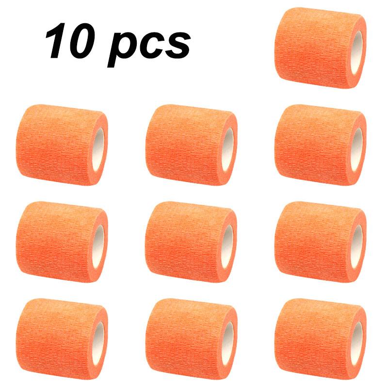 10 Rolls Self Adhesive Elastic Sports Bandage Wrap for Joints Limbs Pet Protection Athletic Injury Tape Compression Strap