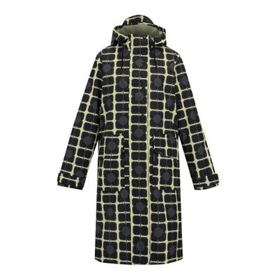 Womens/Ladies Orla Kiely Poppy Long Length Waterproof Jacket