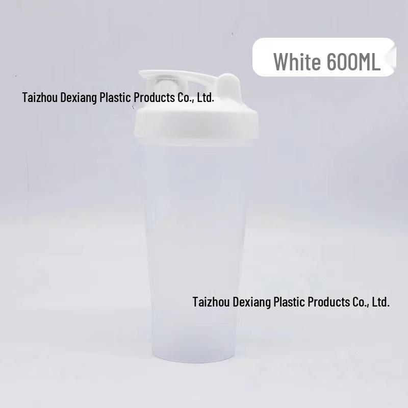 

600ml Cylindrical Sport Shaker Bottle with Ball, Customizable Logo 600ml
