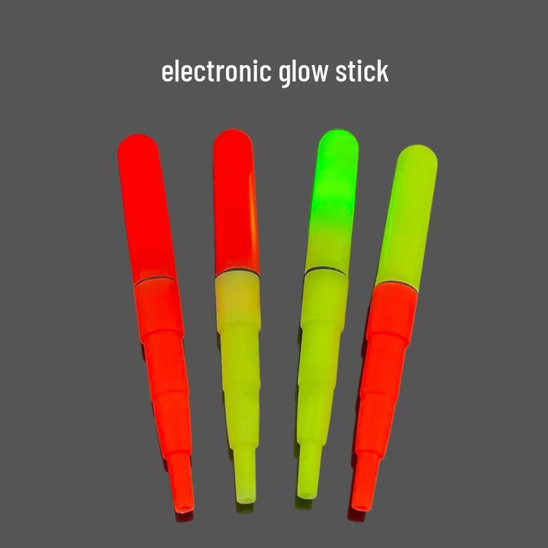Electronic Luminous Fishing Bobber with Glow Stick for Night Fishing