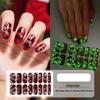 Christmas Nail Strips With Nail File Santa Claus Christmas Tree Sock Christmas Nail Strip Full Wraps For Women Holiday Art