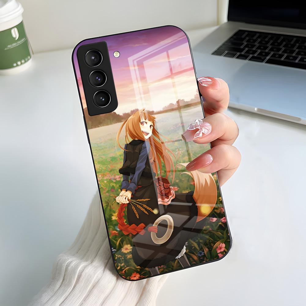 Comics S-Spice And W-Wolf Phone Case For Samsung A56 A36 A26 A16 A15 A25 A35 A55 A14 A34 A24 A54 Glass Case