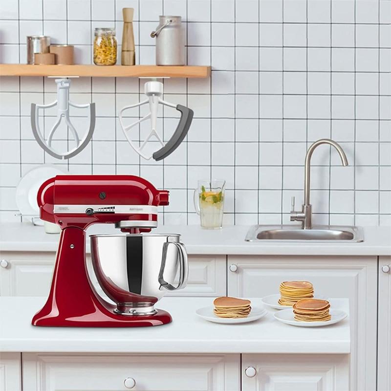 4Pcs Stand Mixer Attachment Holders Replacement Kitchen Accessory Organizer for Dough Hook Storage Tools Easy to Install
