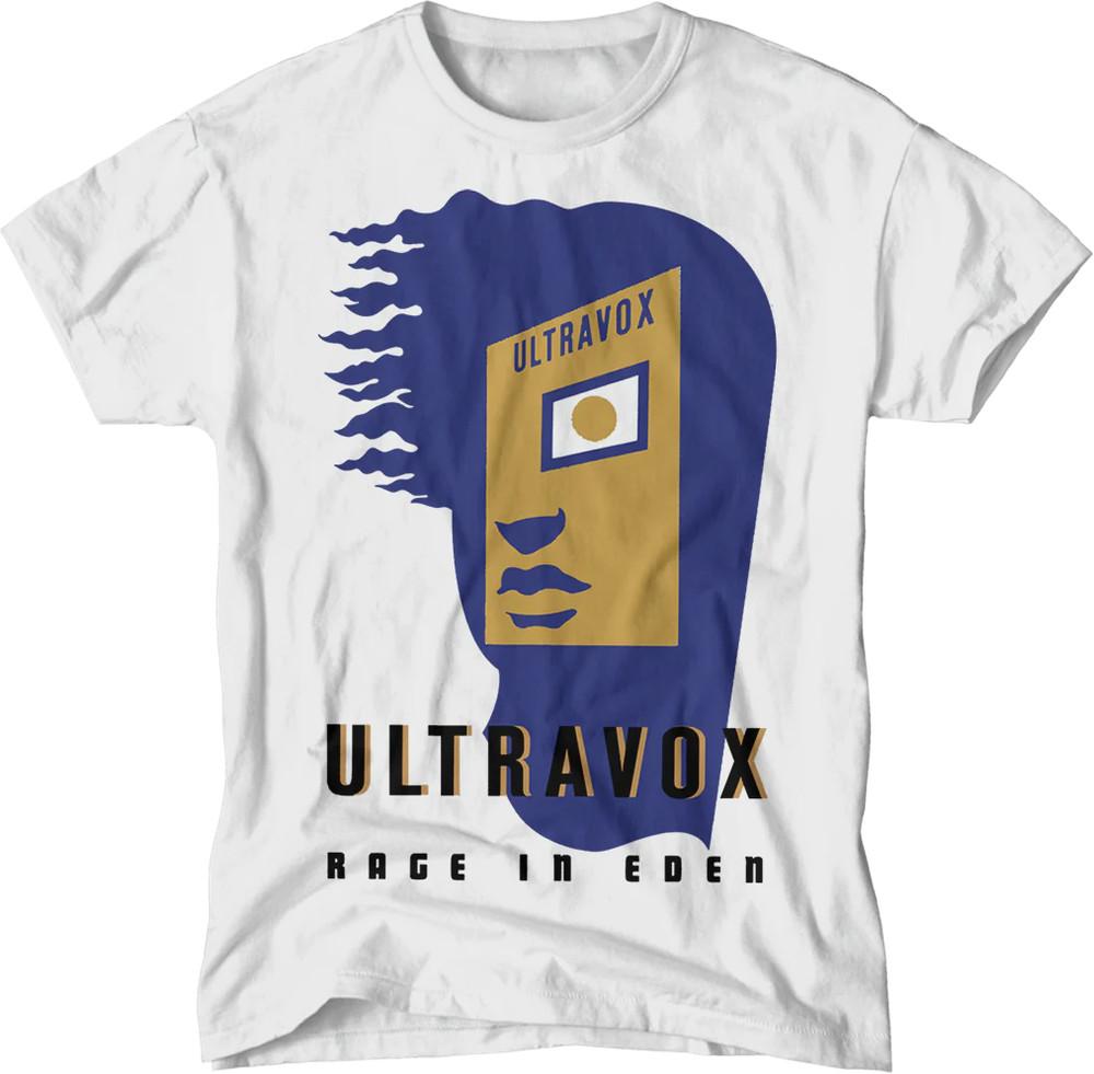Vtg Ultravox Rage in Eden Heavy Cotton White All Size Unisex Shirt CM169 Unisex T-Shirt M