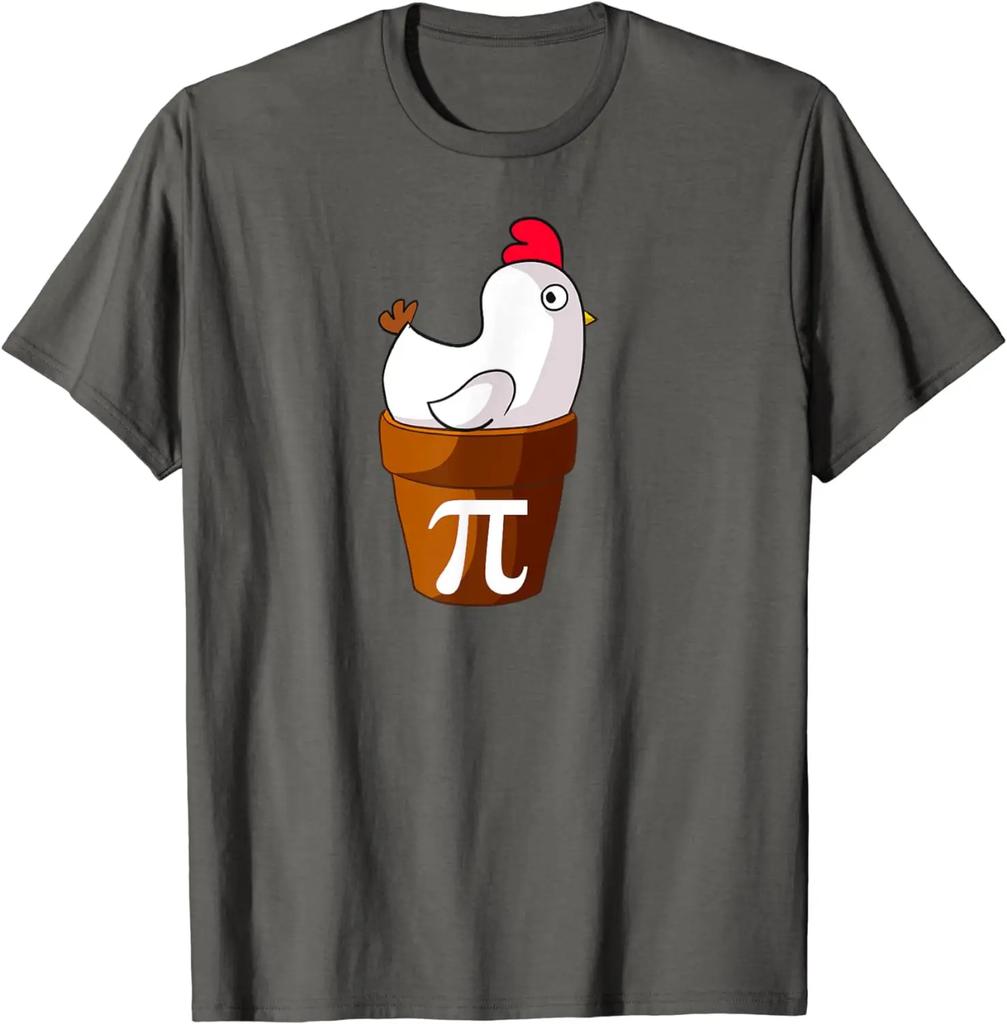 Chicken Pot Pie Funny Math Pun Chicken Pot Pi T-Shirt