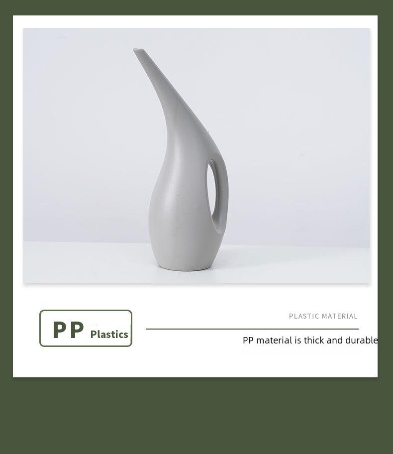 Ciemnozielona konewka z długą wylewką i butelką ze spryskiwaczem, duża pojemność do roślin ogrodowych i domowych