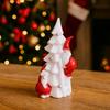 Resin Material Santa Tree Desktop Statues Resin Christmas LED Light Decorations  Holiday Theme