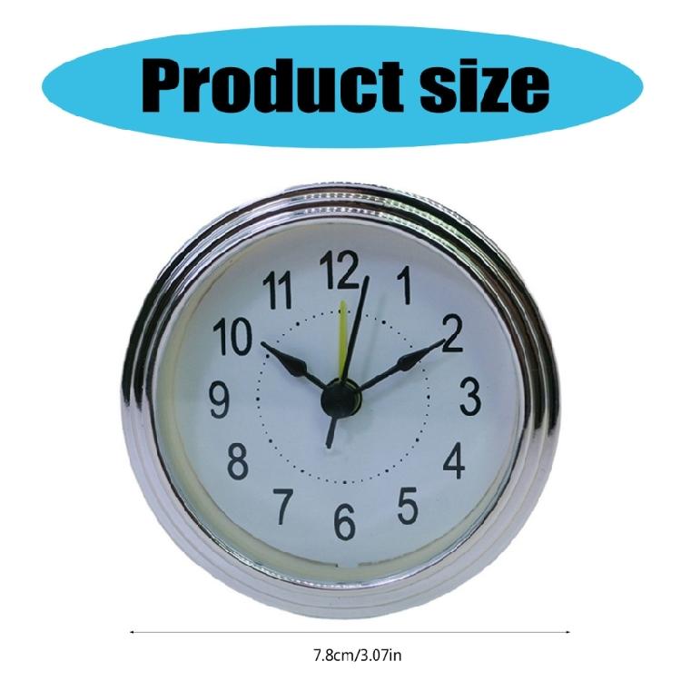 Stylish Snooze Clock Insert 3Inch Clock Movement Replacement Arabic or Roman Numbers Clock Accessory for Home Decors