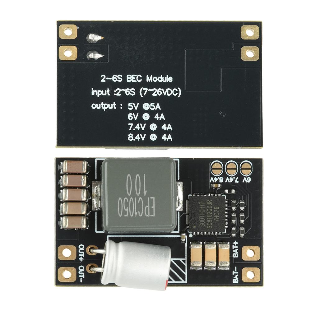 5V BEC Step-Down Module 2-6S 5V Multi-Voltage Output Switchable for RC FPV Models and Fixed-Wing Aircraft Accessories