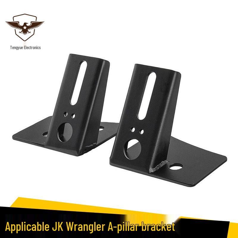JK Wrangler A-Pillar Light Mount Bracket for Spotlights or Fog Lights