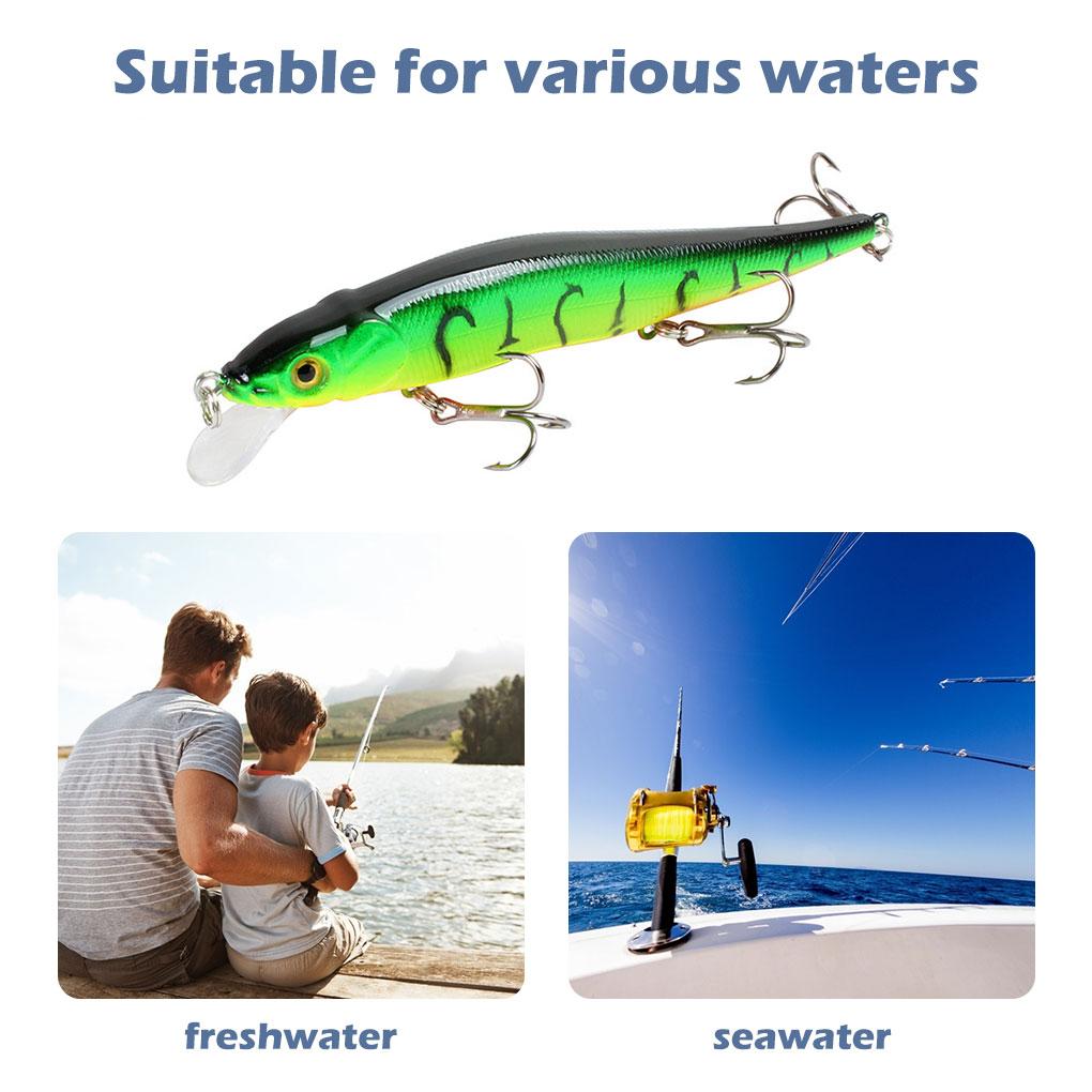 Artificial Fishing Lures 11\.5cm 14g Reusable Baits Portable Fishing Baits Accessories for Seawater Freshwater
