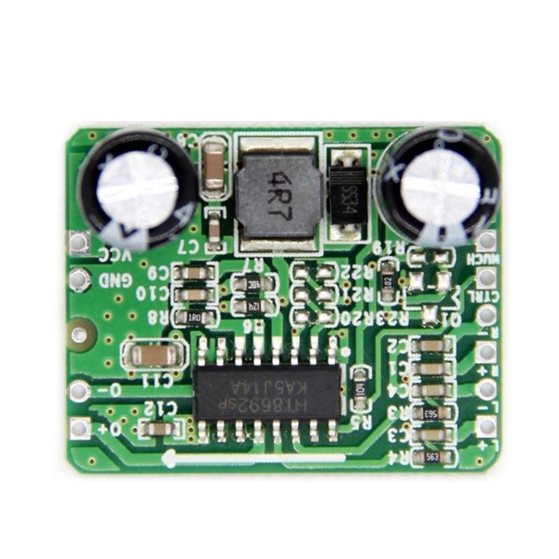 

Digital Power Amplifier Board AB/D Class 8W Mono HT8692 Differential Input 2.5-5.5V Boost Adjustable