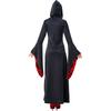 Halloween Costume Horror Carnival Black and Red Wizard Robe European Court Wizard Outfit Vampire Set