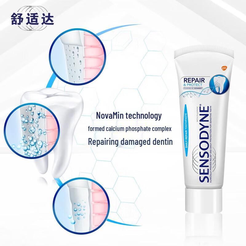 Sensodyne Professional Repair Tandkräm med 2 Mjuka Tandborstar