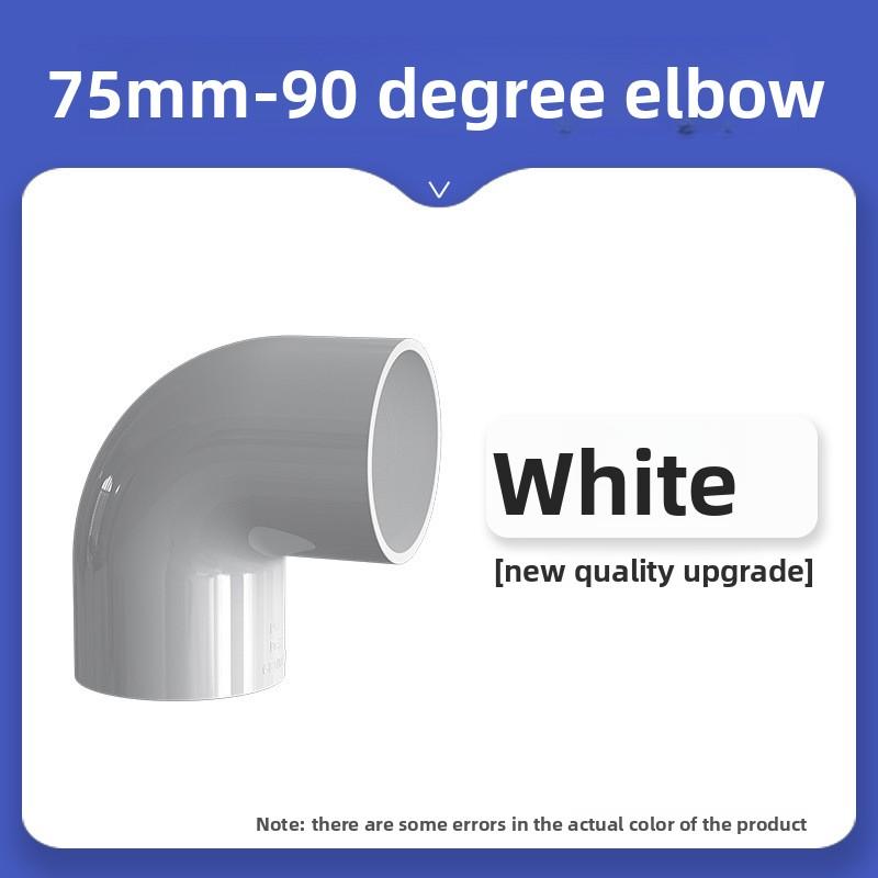 1Pc 16~50mm Black PVC Pipe Connector Elbow Joints Aquarium Drainage Tube Fittings Garden Irrigation DIY Accessories