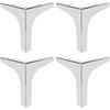 IBOWZ Furniture Leg Sofa Legs 4 Pack of Furniture Legs Metal,Heavy-Duty DIY Table Legs,for Dining Tables,Coffee Tables,Cabinets,Sofas Replacement