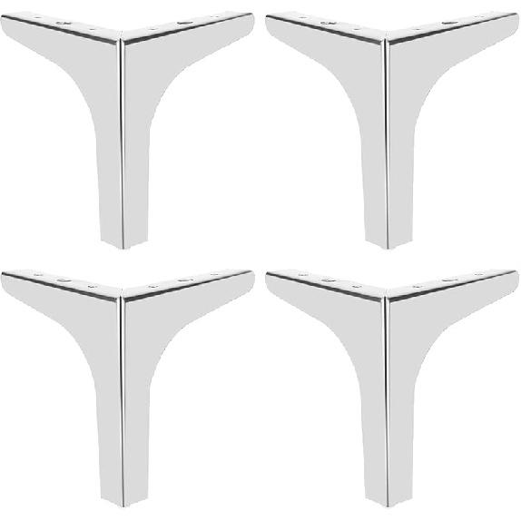 IBOWZ Furniture Leg Sofa Legs 4 Pack of Furniture Legs Metal,Heavy-Duty DIY Table Legs,for Dining Tables,Coffee Tables,Cabinets,Sofas Replacement