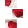 Christmas Knitted Sock Tableware Protector Efficient Fabric Decoration For Holiday Dining Party Table Setting