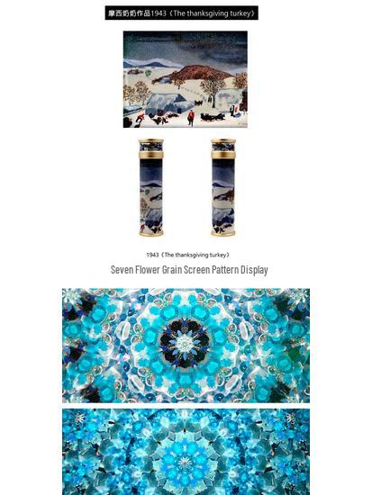 Мистецтво Бабусі Мозес Калейдоскоп Призма - Ручна Робота Колекційний Подарунок на День Народження