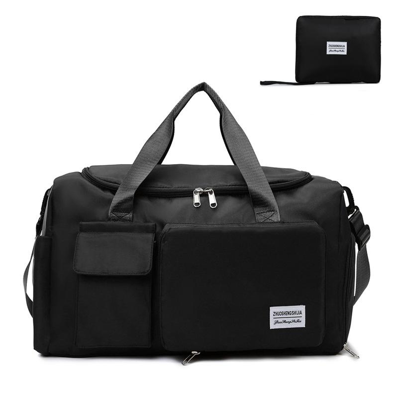 Handbag Travel Bag Large Capacity Luggage Bag Wet And Dry Separation Gym Bag Independent Shoe Compartment Folding Storage Maternity Bag