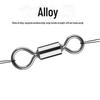 Super Strong Figure 8 Alloy Ring Connector for High-Speed Fishing