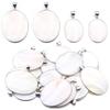 1pc Natural Shell Pendant Fashion White Oval Mother of Pearl Charms For Jewelry Making DIY Necklace Bracelet Pendant Accessories