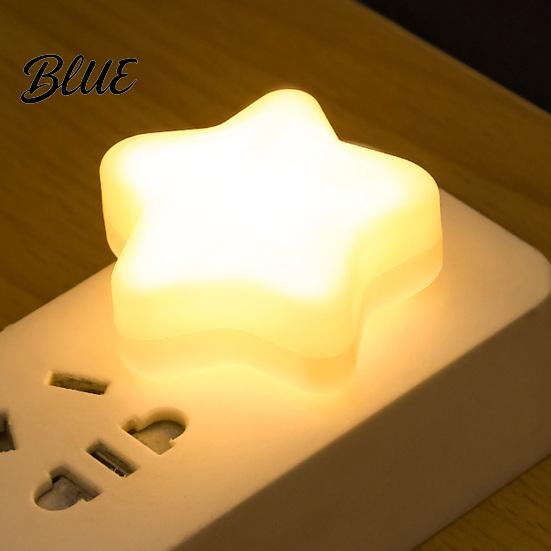 Portable LED Lamp USB Powered Star Night Light Mini Shaped Light Lamp Decorative Bedside for Home Bedroom Kids Room