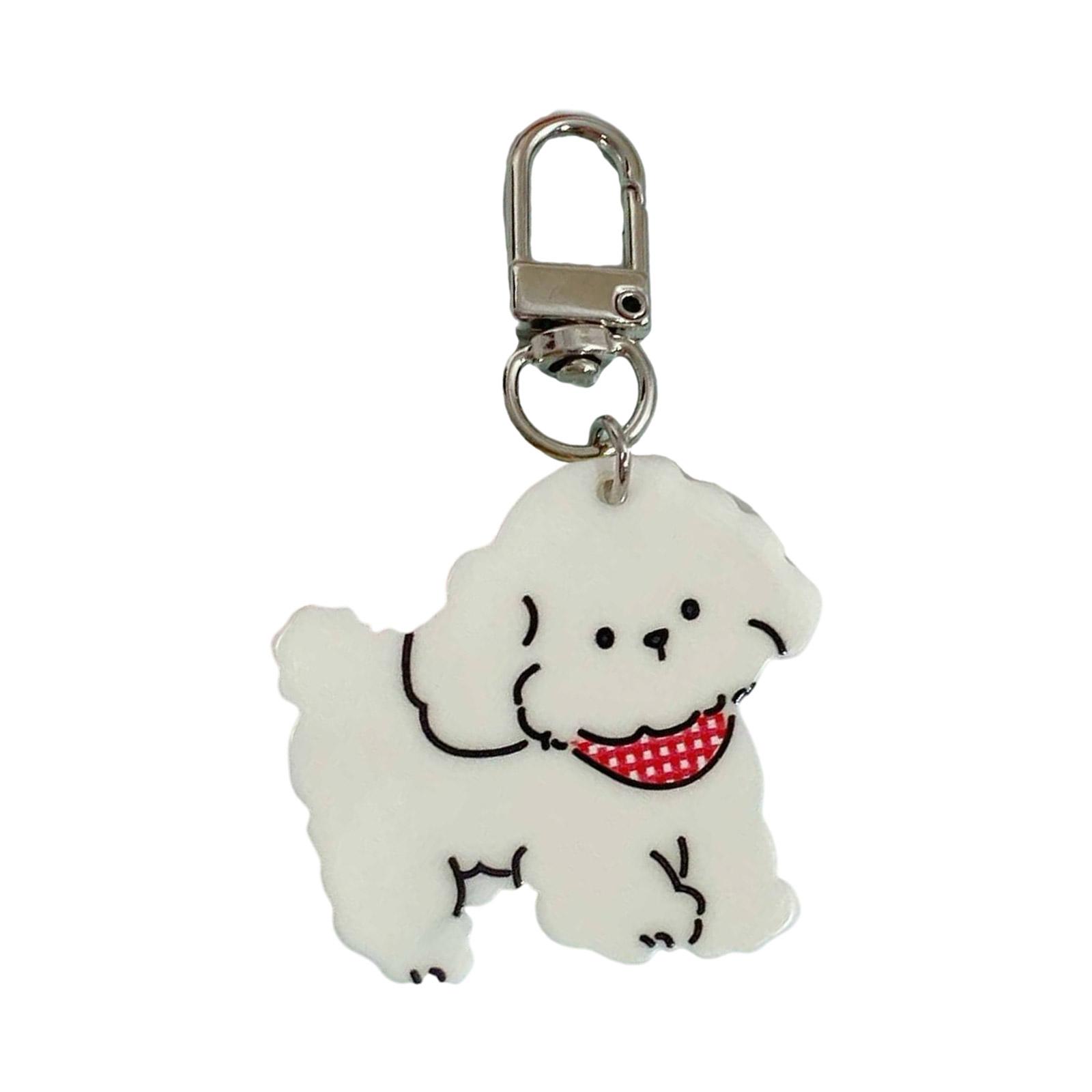 

Брелок-подвеска в виде щенка/кости, модный брелок из смолы и сплава, аксессуар ручной работы для сумок и рюкзаков T2