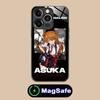 Anime EV Asuka Mobile Phone Case for iPhone 17 16 15 14 13 12 11 Air Pro Max Plus Mini MagSafe Glass Colorful Cover Cover Luxury