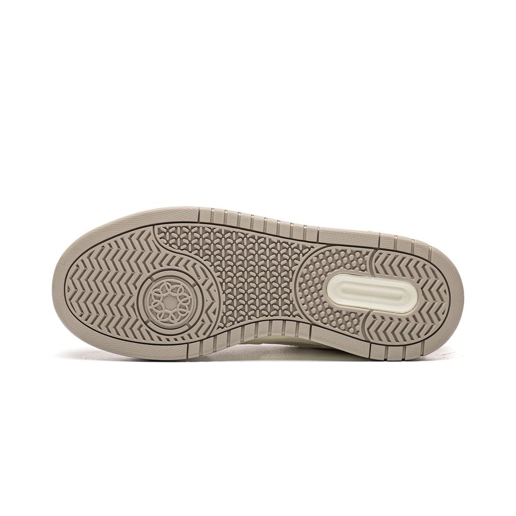 Li Ning Moon White 2 V2 Skateboard Shoes Women's Low Top Ecru/Oat Gray AGCW506-4