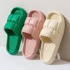 Household slippers manufacturers summer solid color indoor couple hotel slippers cheap Room slippers