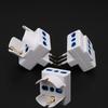 1 Piece 3 Ways Socket Italy Travel Plug Adapter Multi Port Outlet Italian Standard 10A 250V Home Appliances