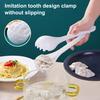 Food Clip Egg Whisk Blender Bread Clip Manual 2 In 1 Handheld Egg Beater Multifunctional Kitchen Tool for Cooking Salads Mixing Gripping Baking