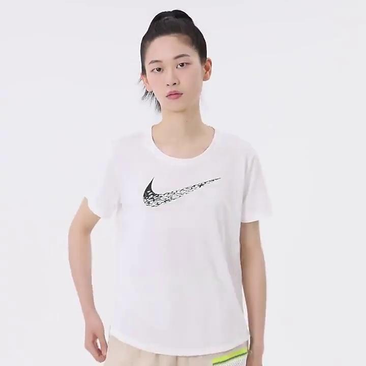 Nike Swoosh Run Women's Short-Sleeve Running Top White DM7778-100