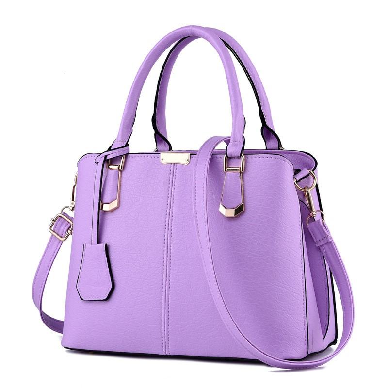 Geanta de dama Noua geanta crossbody de culoare solida Geanta de mana pe un umar