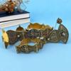Traditional Caucasian Ethnic Belt Zinc Alloyed Retro Design Waist Sash For Men Women And Kids Fashion Accessory