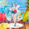 18CM Anime Hatsune Miku Figure Soda Cream Dress The Props Kawaii Desktop Decoration Figurine Collectible Ornaments Model Toy PVC Kid Friendly