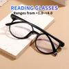 3 Pairs of Popular Women's Anti Blue Light Computer Reading Glasses Women's Reading Glasses with Presbyopia