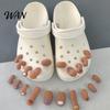 Toe Charms Nails 10Pcs Artificial Toes Set DIY 3D Shoes Decoration Comfortable Plastic Plugs with Realistic Shape Buckle Accessories for Party