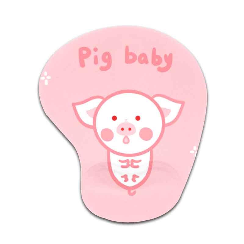 Creative Cartoon Silicone Wrist Rest Mouse Pad & Keyboard Hand Rest - Cute Desk Mat